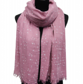 polyester/modal/wool scarf